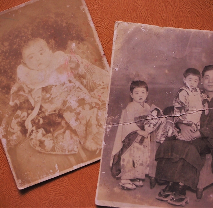 故人の生涯をたどる スライドショー形式の映像