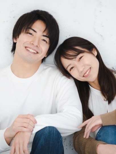 記念日のスタジオ撮影